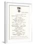 Luncheon Menu on the Titanic-null-Framed Art Print