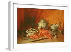 Luncheon of Lent-Guillaume Romain Fouace-Framed Giclee Print