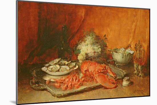 Luncheon of Lent-Guillaume Romain Fouace-Mounted Giclee Print