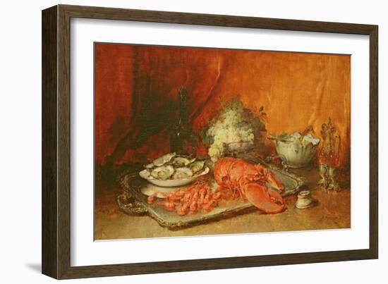 Luncheon of Lent-Guillaume Romain Fouace-Framed Premium Giclee Print