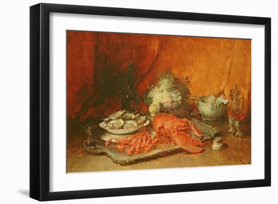 Luncheon of Lent-Guillaume Romain Fouace-Framed Premium Giclee Print