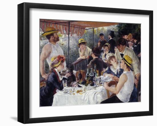 Luncheon of the Boating Party, 1880-81-Pierre-Auguste Renoir-Framed Art Print