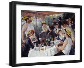 Luncheon of the Boating Party, 1880-81-Pierre-Auguste Renoir-Framed Art Print