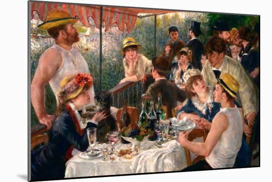 Luncheon of the Boating Party Le déjeuner des canotiers. Date/Period: From 1880 until 1881. Pain...-Pierre-Auguste Renoir-Mounted Premium Giclee Print