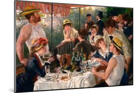 Luncheon of the Boating Party Le déjeuner des canotiers. Date/Period: From 1880 until 1881. Pain...-Pierre-Auguste Renoir-Mounted Premium Giclee Print