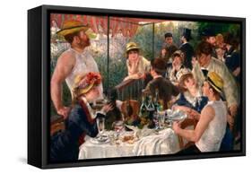Luncheon of the Boating Party Le déjeuner des canotiers. Date/Period: From 1880 until 1881. Pain...-Pierre-Auguste Renoir-Framed Stretched Canvas