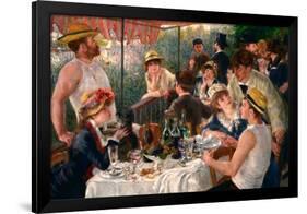 Luncheon of the Boating Party Le déjeuner des canotiers. Date/Period: From 1880 until 1881. Pain...-Pierre-Auguste Renoir-Framed Poster