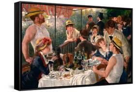 Luncheon of the Boating Party Le déjeuner des canotiers. Date/Period: From 1880 until 1881. Pain...-Pierre-Auguste Renoir-Framed Stretched Canvas