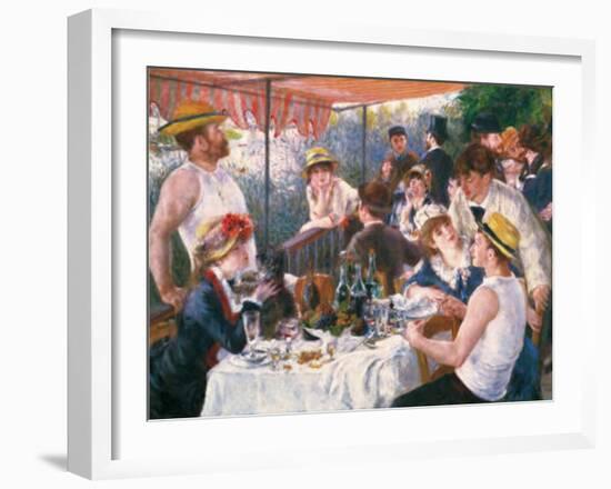 Luncheon of the Boating Party-Pierre-Auguste Renoir-Framed Art Print