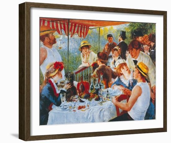 Luncheon Of The Boating Party-Pierre-Auguste Renoir-Framed Giclee Print