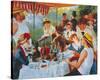 Luncheon Of The Boating Party-Pierre-Auguste Renoir-Stretched Canvas