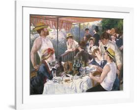 Luncheon of the Boating Party-Pierre-Auguste Renoir-Framed Giclee Print