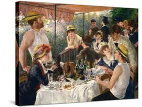 Luncheon of the Boating Party-Pierre-Auguste Renoir-Stretched Canvas