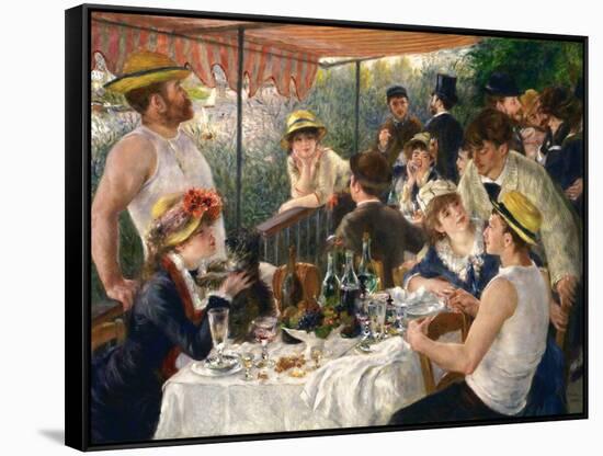 Luncheon of the Boating Party-Pierre-Auguste Renoir-Framed Stretched Canvas