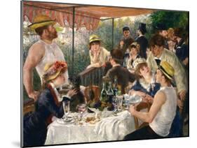 Luncheon of the Boating Party-Pierre-Auguste Renoir-Mounted Premium Giclee Print