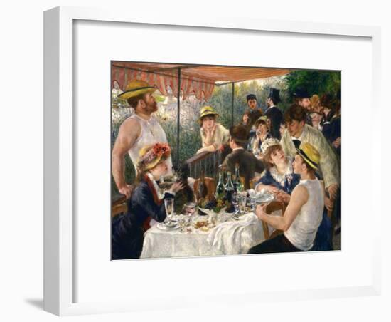 Luncheon of the Boating Party-Pierre-Auguste Renoir-Framed Giclee Print