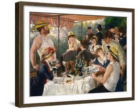 Luncheon of the Boating Party-Pierre-Auguste Renoir-Framed Giclee Print