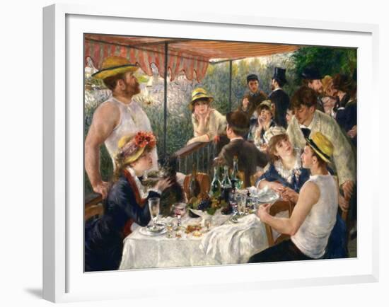 Luncheon of the Boating Party-Pierre-Auguste Renoir-Framed Giclee Print