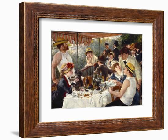 Luncheon of the Boating Party-Pierre-Auguste Renoir-Framed Giclee Print