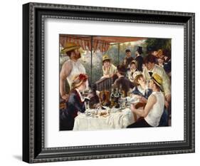 Luncheon of the Boating Party-Pierre-Auguste Renoir-Framed Giclee Print