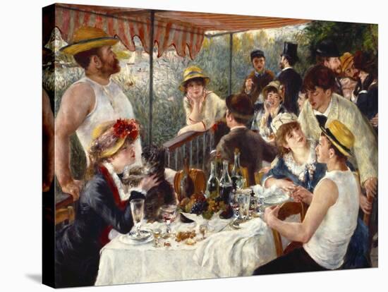 Luncheon of the Boating Party-Pierre-Auguste Renoir-Stretched Canvas