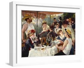 Luncheon of the Boating Party-Pierre-Auguste Renoir-Framed Giclee Print