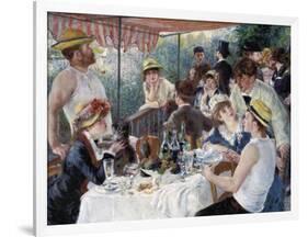 Luncheon of the Boating Party-Pierre-Auguste Renoir-Framed Art Print