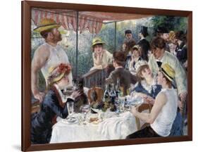 Luncheon of the Boating Party-Pierre-Auguste Renoir-Framed Art Print