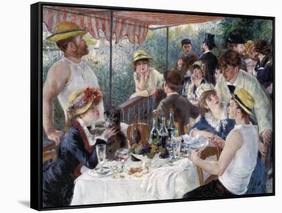 Luncheon of the Boating Party-Pierre-Auguste Renoir-Framed Stretched Canvas