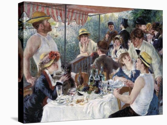 Luncheon of the Boating Party-Pierre-Auguste Renoir-Stretched Canvas