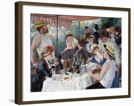 Luncheon of the Boating Party-Pierre-Auguste Renoir-Framed Art Print