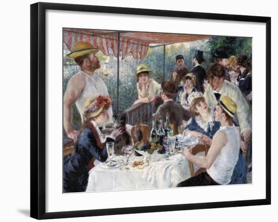 Luncheon of the Boating Party-Pierre-Auguste Renoir-Framed Art Print