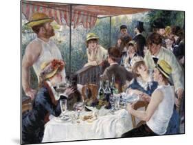 Luncheon of the Boating Party-Pierre-Auguste Renoir-Mounted Art Print