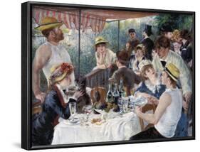 Luncheon of the Boating Party-Pierre-Auguste Renoir-Framed Art Print