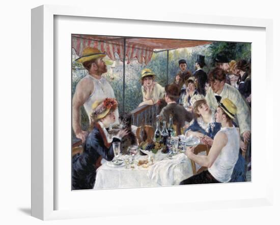 Luncheon of the Boating Party-Pierre-Auguste Renoir-Framed Art Print