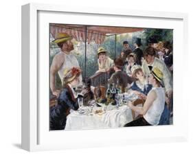 Luncheon of the Boating Party-Pierre-Auguste Renoir-Framed Art Print