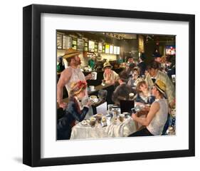 Luncheon of the Cappuccino Party-Barry Kite-Framed Art Print