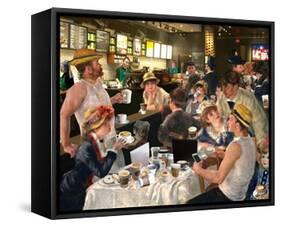 Luncheon of the Cappuccino Party-Barry Kite-Framed Stretched Canvas