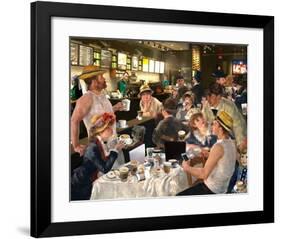 Luncheon of the Cappuccino Party-Barry Kite-Framed Art Print