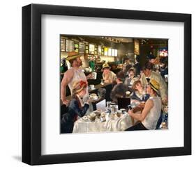 Luncheon of the Cappuccino Party-Barry Kite-Framed Art Print