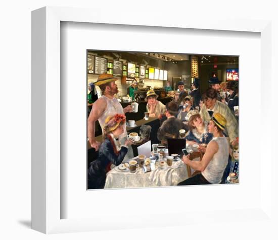 Luncheon of the Cappuccino Party-Barry Kite-Framed Art Print