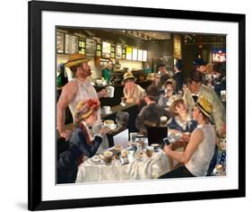 Luncheon of the Cappuccino Party-Barry Kite-Framed Art Print