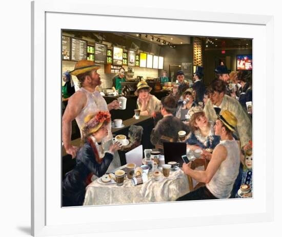 Luncheon of the Cappuccino Party-Barry Kite-Framed Art Print