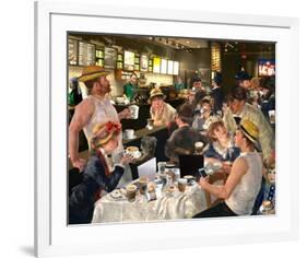 Luncheon of the Cappuccino Party-Barry Kite-Framed Art Print