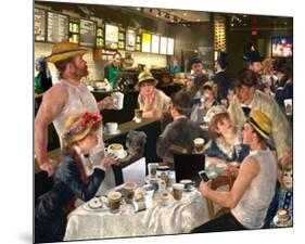Luncheon of the Cappuccino Party-Barry Kite-Mounted Art Print