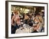 Luncheon of the Cappuccino Party-Barry Kite-Framed Art Print