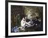 Luncheon on the Grass (Le Déjeuner Sur L'herbe) by ‰Douard Manet-Édouard Manet-Framed Giclee Print