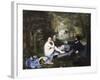 Luncheon on the Grass (Le Déjeuner Sur L'herbe) by ‰Douard Manet-Édouard Manet-Framed Giclee Print