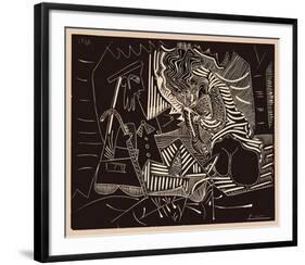 Luncheon on the grass-Pablo Picasso-Framed Collectable Print