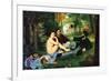 Luncheon On The Grass-Edouard Manet-Framed Premium Giclee Print